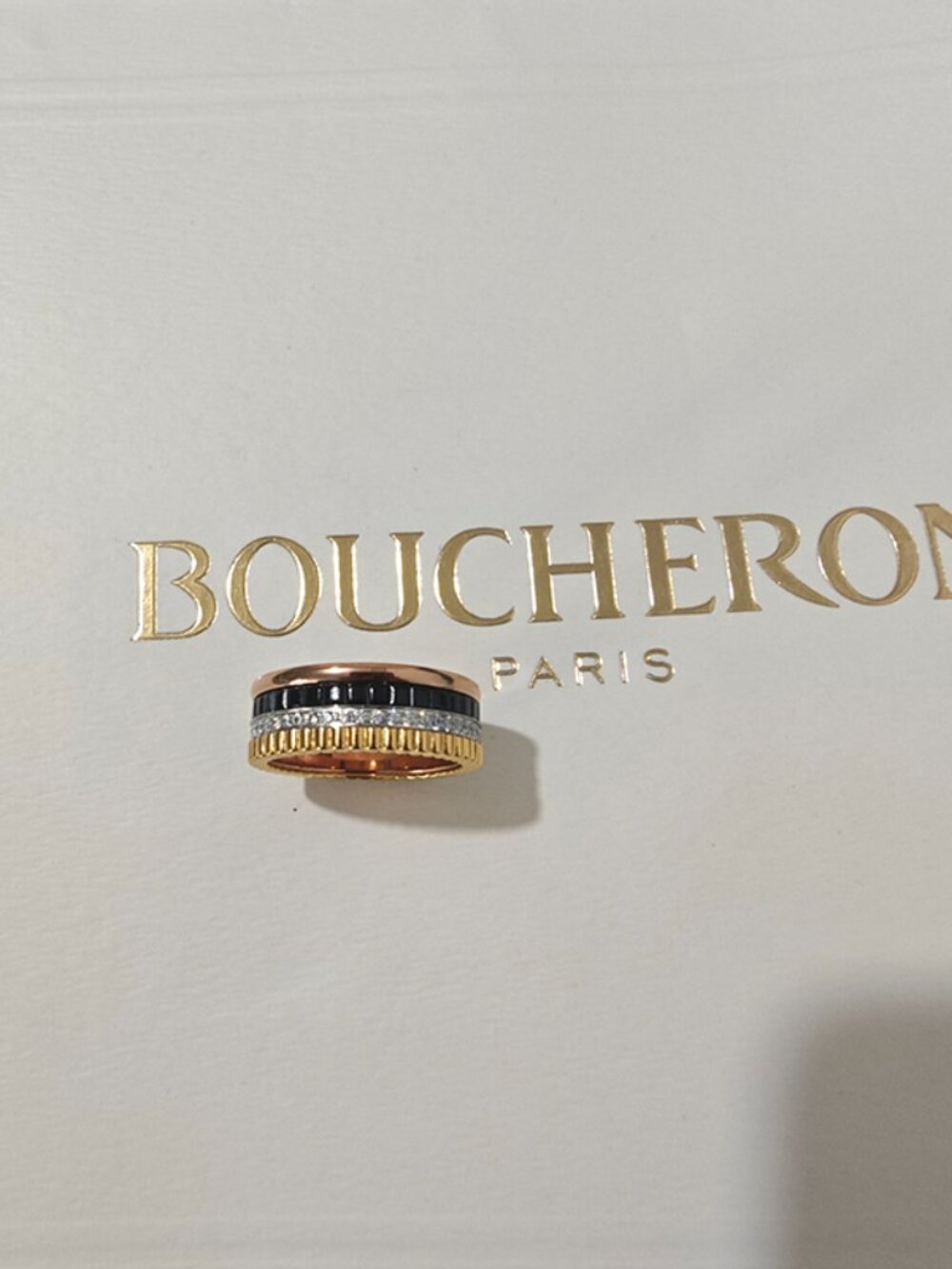 Boucheron Gearwheel Pave-Set Diamond Ring - Picture 5 of 5